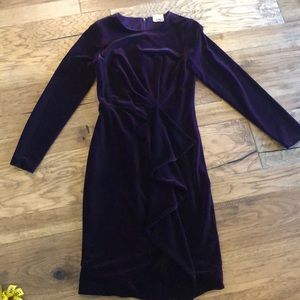 Antonio Melani velvet dress (wine colored)